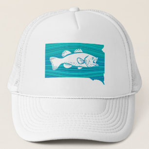 South Dakota Wave Fishing Trucker Hat