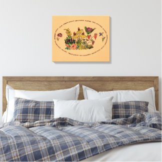 South Dakota Wildflowers Canvas Print