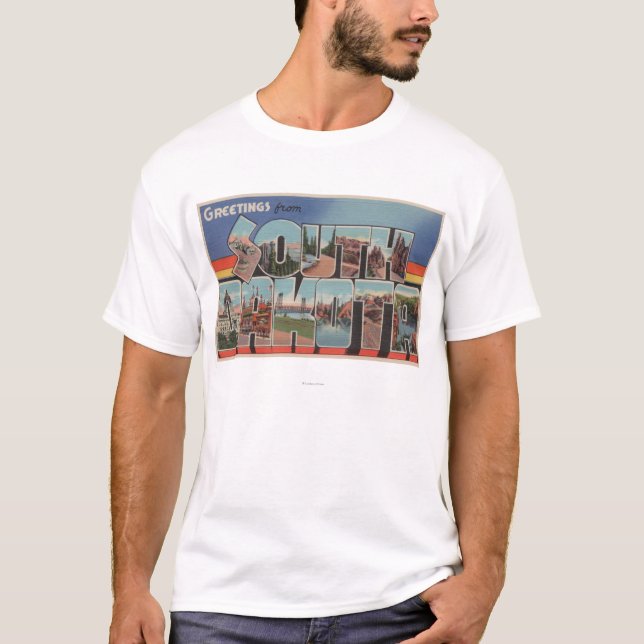 South DakotaLarge Letter ScenesSouth Dakota T-Shirt (Front)