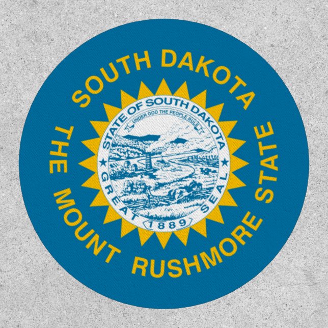 South Dakotan Flag, Flag of South Dakota Patch (Front)