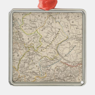 South Danube countries Metal Ornament