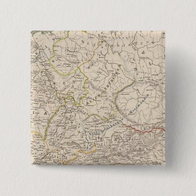 South Danube countries Pinback Button (Front)