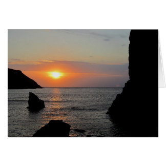 South Devon Hope Cove Autunm Sunset Cards