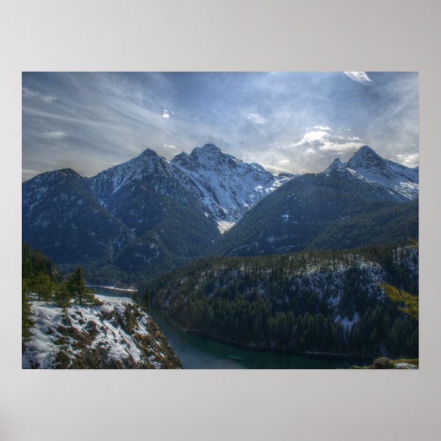 South Diablo Lake Poster (Front)