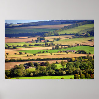 South Downs Beacon Hill Hampshire England Poster