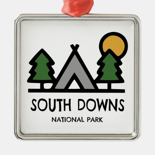 South Downs National Park Metal Ornament