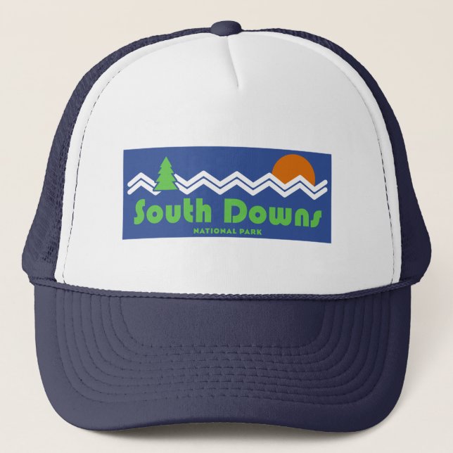 South Downs National Park Retro Trucker Hat (Front)