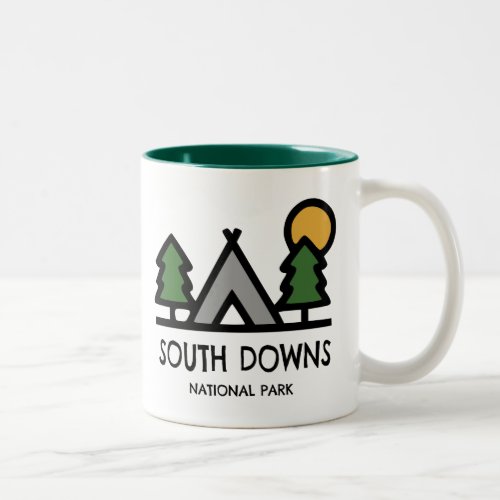 South Downs National Park Two_Tone Coffee Mug