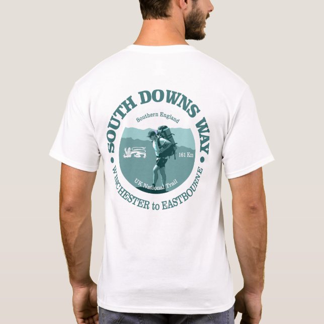 South Downs Way (T) T-Shirt (Back)
