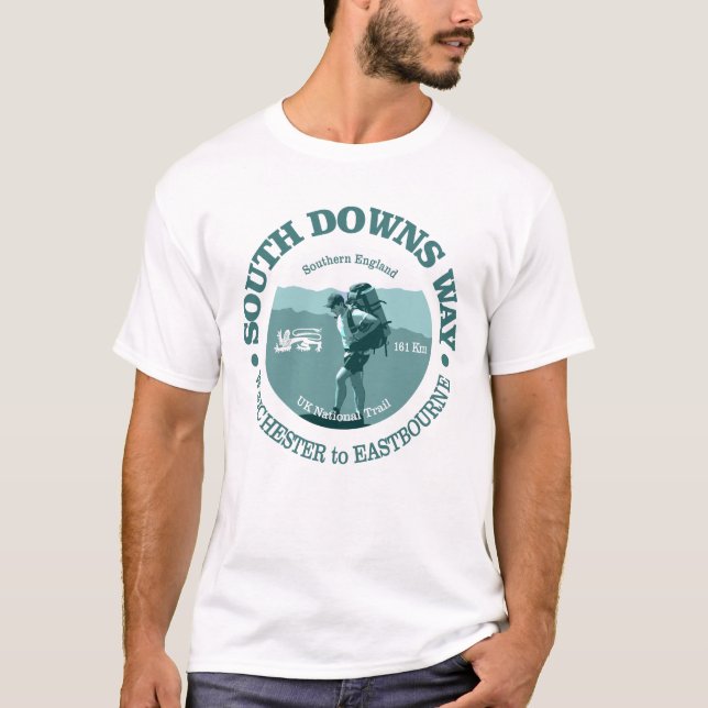 South Downs Way (T) T-Shirt (Front)