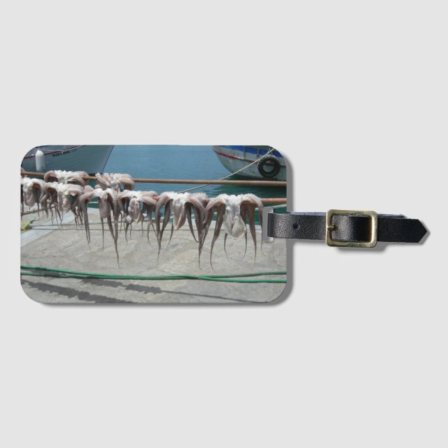 South European Food Luggage Tag (Front Horizontal)