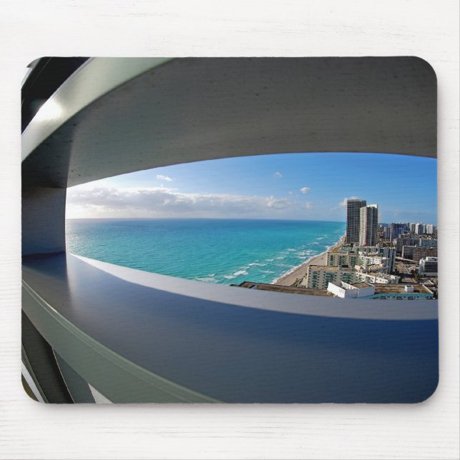 South Florida beach view. Mouse Pad (Front)
