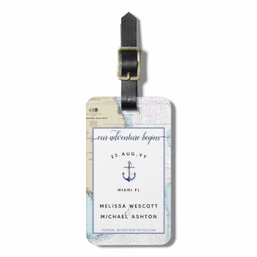 South Florida Save the Date Destination Wedding Bag Tag South Florida Save the Date Destination Wedding Bag Tag