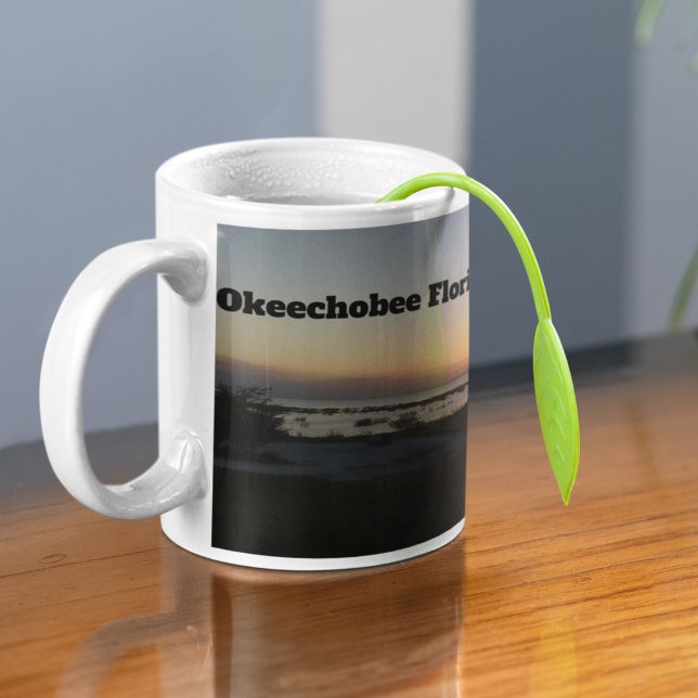 South Florida Scenery Okeechobee Sunset Two-Tone Coffee Mug (Creator Uploaded)