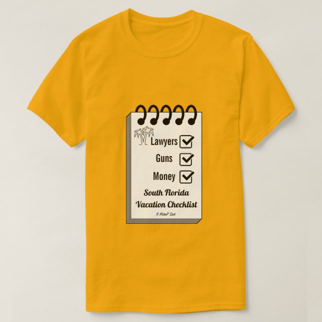 South Florida Vacation - A MisterP Shirt (Design Front)