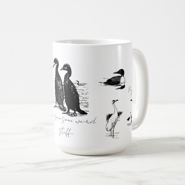 South for Winter Funny Coffee Mug (Front Right)