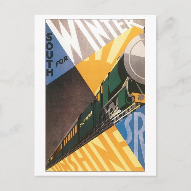 South For Winter Postcard (Front)