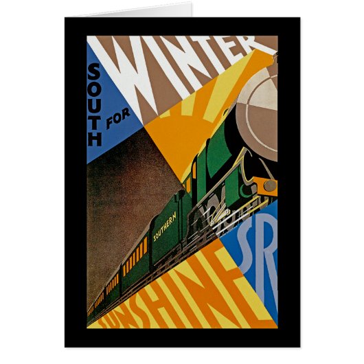 South For Winter Sunshine Cards (Front)