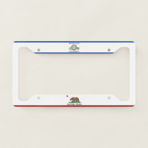 South Gate (California) city flag License Plate Frame