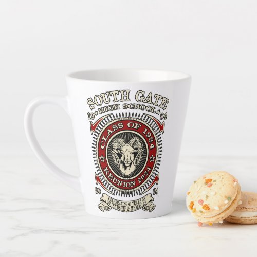 South Gate High School RamRamsey Latte Mug