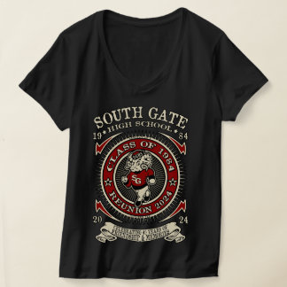 South Gate High School T-Shirt Ramsey Front & Rear