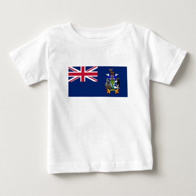 South Georgia and the South Sandwich Islands Flag Baby T-Shirt (Front)