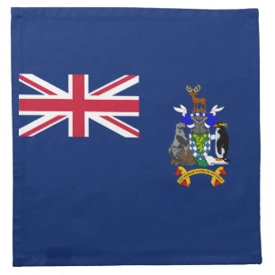 South Georgia and the South Sandwich Islands Flag Cloth Napkin