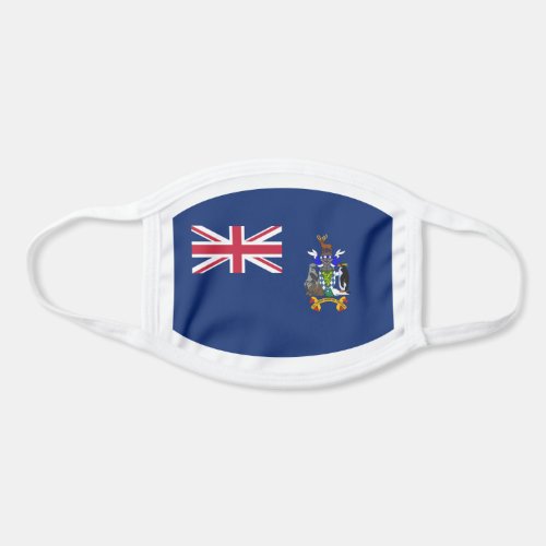 South Georgia and the South Sandwich Islands Flag Face Mask