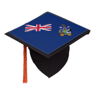 South Georgia and the South Sandwich Islands Flag Graduation Cap Topper