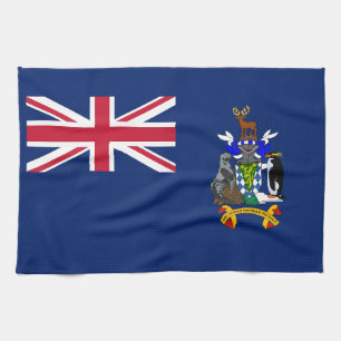 South Georgia and the South Sandwich Islands Flag Kitchen Towel