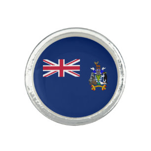 South Georgia and the South Sandwich Islands Flag Ring