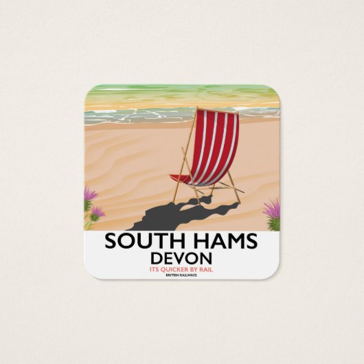 South Hams Devon beach poster (Front)