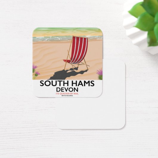 South Hams Devon beach poster (Desk)