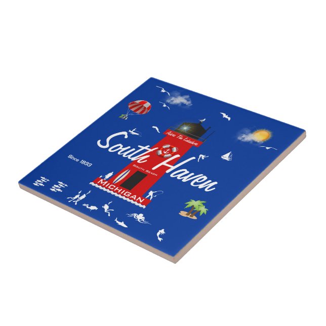 South Haven - Adore The Lakeshore Ceramic Tile (Side)