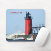 South Haven Lighthouse Mouse Pad (With Mouse)