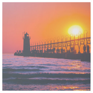 South Haven, MI lighthouse Gallery Wrap