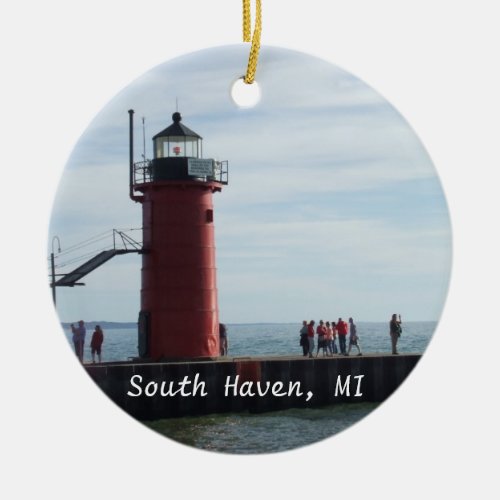 South Haven Michigan Lighthouse Ornament