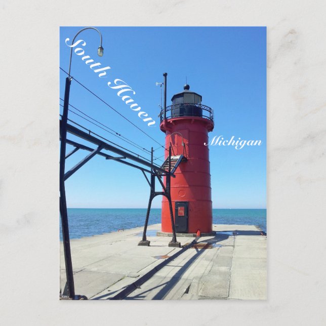 South Haven Michigan Postcard (Front)