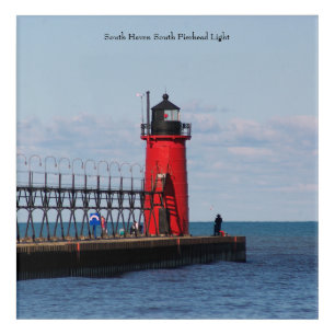 South Haven South Pierhead Light acrylic wall art
