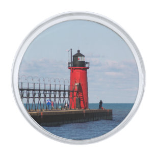 South Haven South Pierhead Light lapel pin