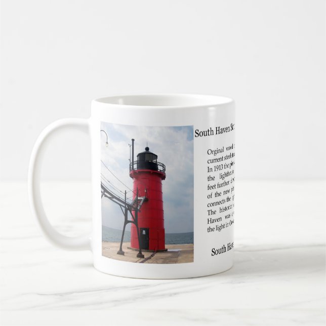 South Haven South Pierhead Light mug (Left)