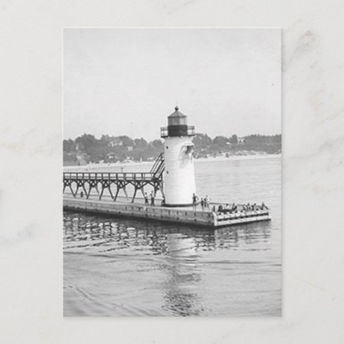 South Haven South Pierhead Lighthouse Postcard