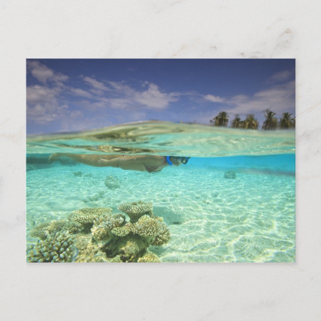 South Huvadhoo Atoll, Southern Maldives, Indian Postcard (Front)