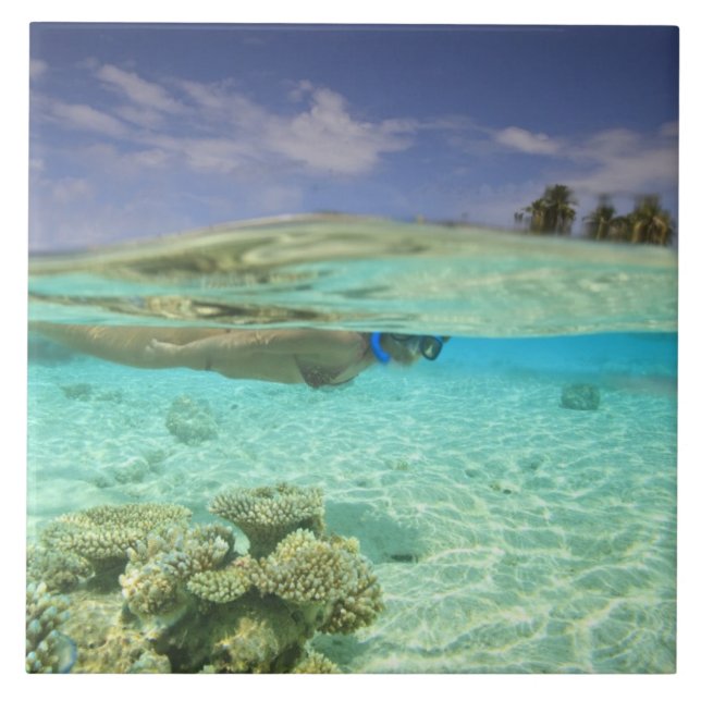 South Huvadhoo Atoll, Southern Maldives, Indian Tile (Front)