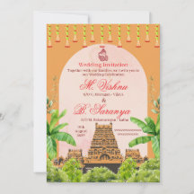 South Indian Hindu Temple & Banana Leaf Wedding In