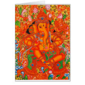 SOUTH INDIAN LORD GANESH TANJORE PAINTING (Front)