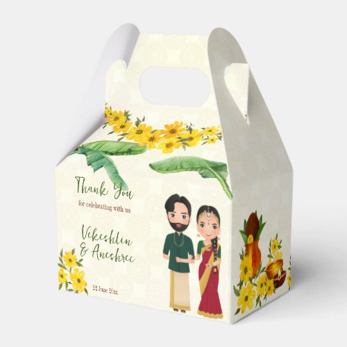 South Indian Tamil Telugu wedding custom Favor Boxes