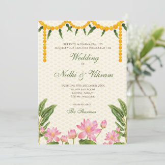 South Indian wedding cards & Indian wedding cards