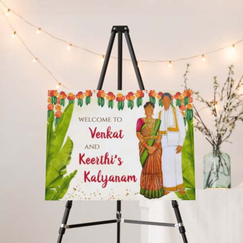 South Indian wedding signs Kalyanam welcome Signs