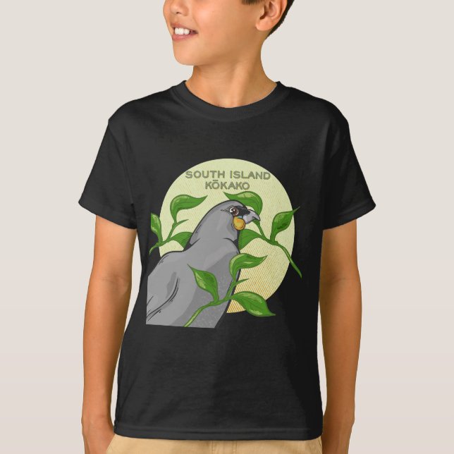 South Island Kokako T-Shirt (Front)